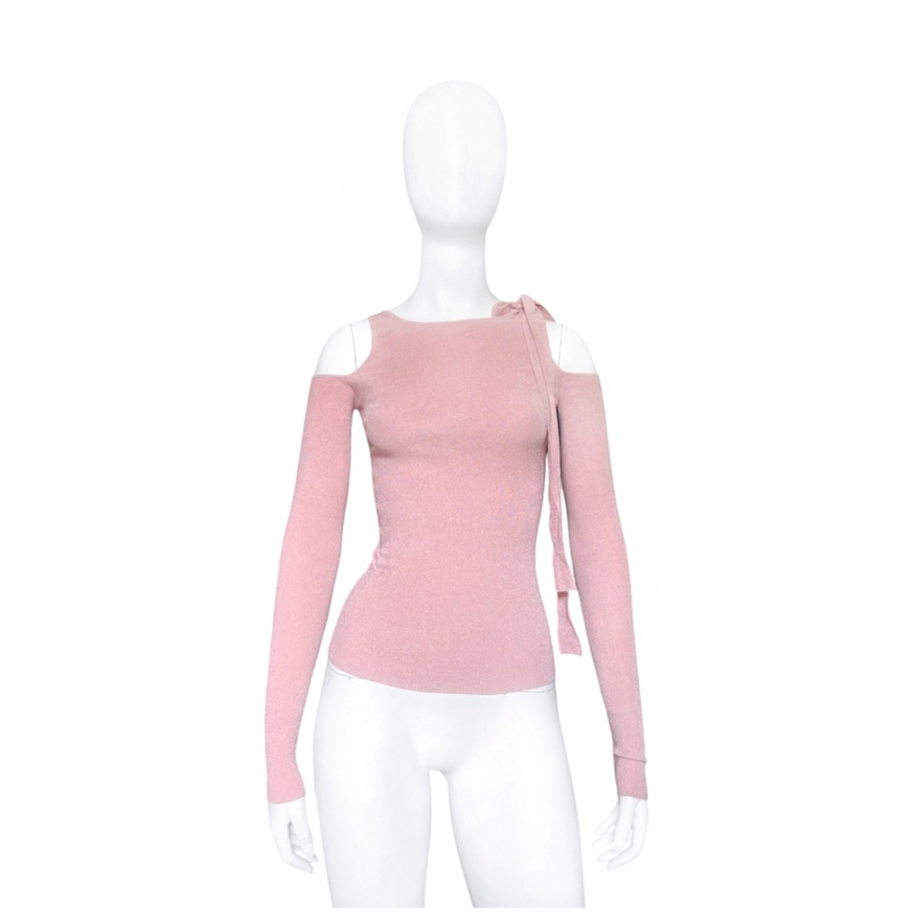 Gucci Pink Cold Shoulder Top